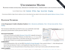 Tablet Screenshot of maths.uncommons.org
